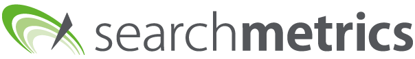 Logo of SEO and search tech PR client Searchmetrics - of CloudNine PR