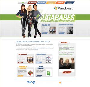 Sugababes in Windows 7 tech marketing promotion