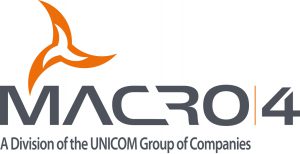 Logo of Macro 4 a enterprise software and mainframe software PR client of CloudNine PR agency 