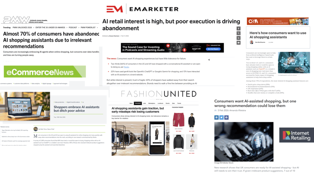 PR coverage from AI in ecommerce PR campaign